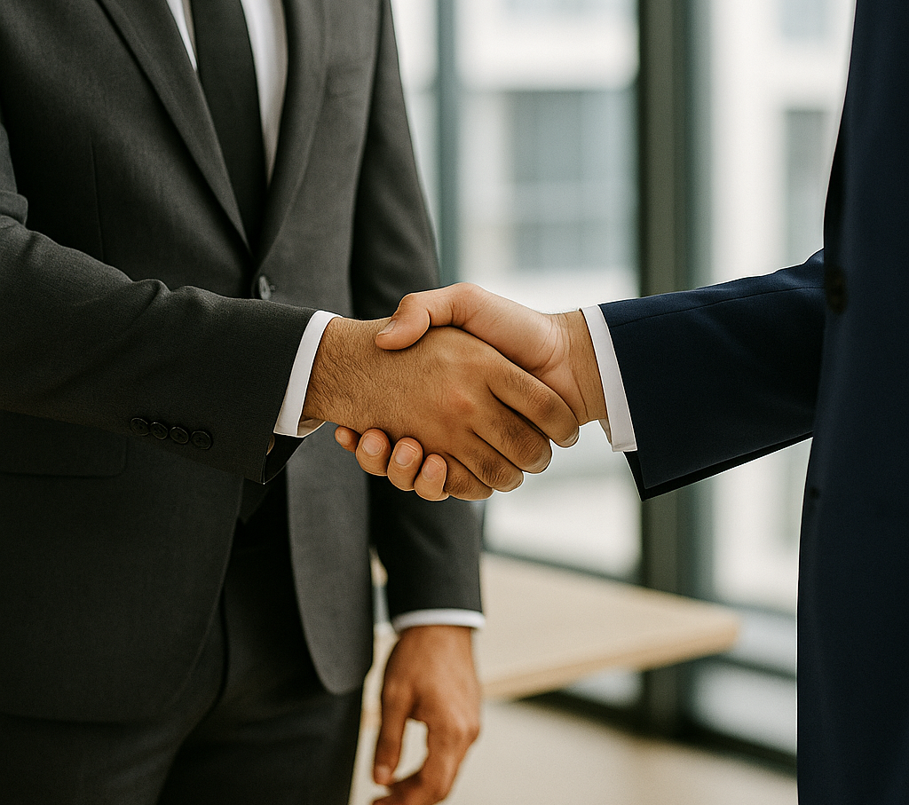 Business Partnership Handshake